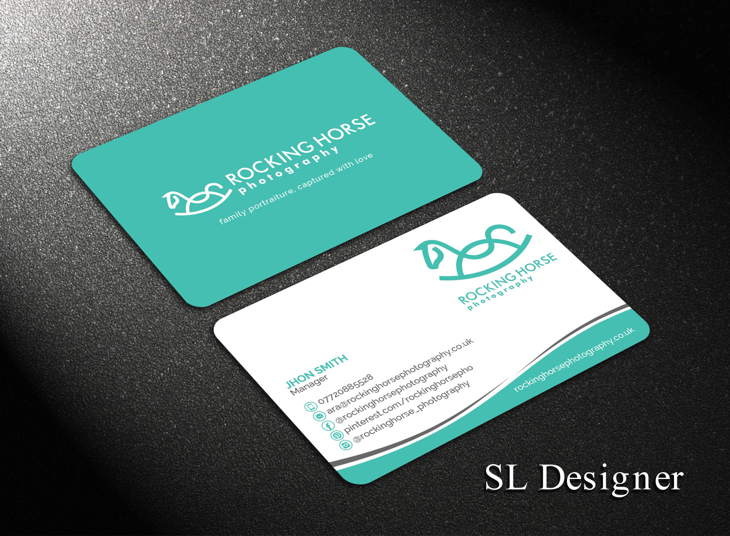 Business Card Design by SL Designer for Rocking Horse Photography | Design #18628201