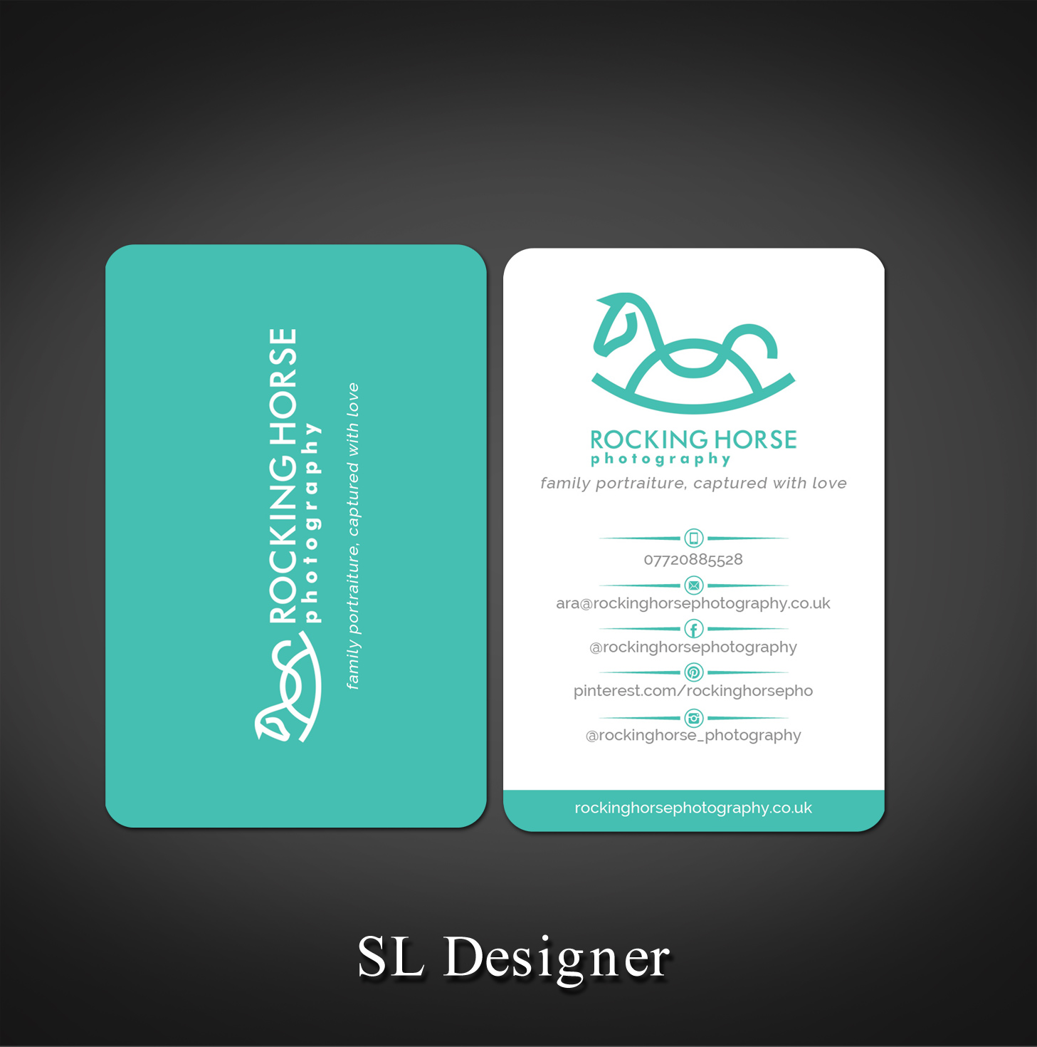 Design de Carte de Visite par SL Designer pour Rocking Horse Photography | Design #18628208