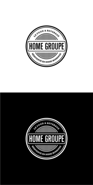 Groupe Home      Le Food & Beverage réinventé en Suisse Romande | Diseño de Logo por BlackAngle