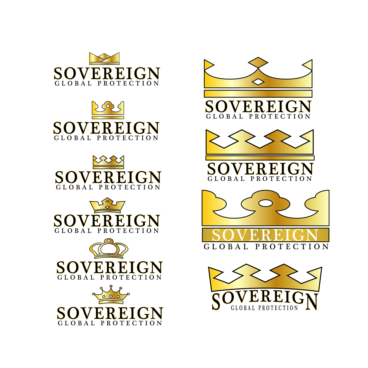 Logo Design by YOLOGO for Sovereign Global Protection | Design: #19051116