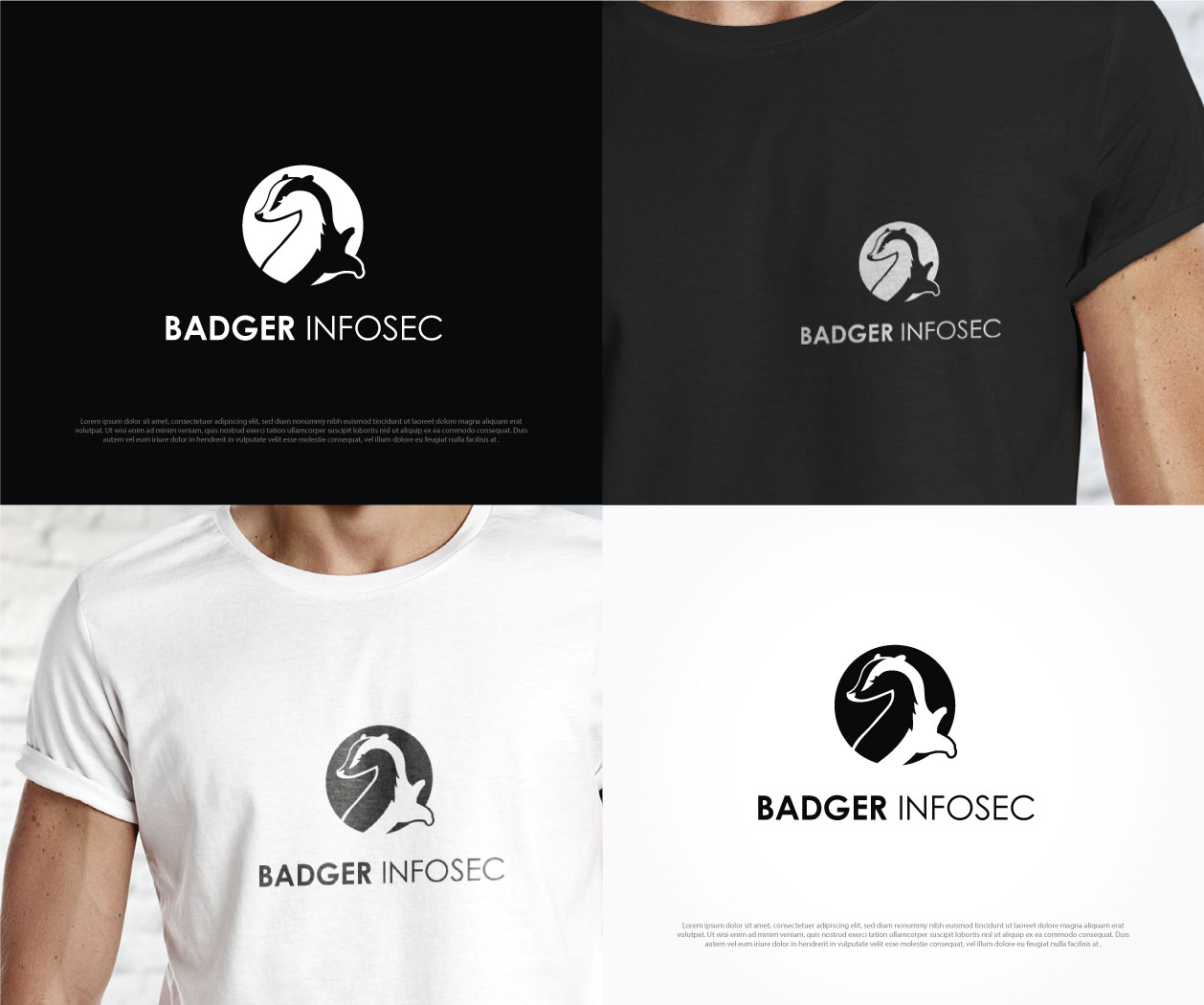 Logo Design by Shigh5 for Badger Infosec LLC | Design #18650607