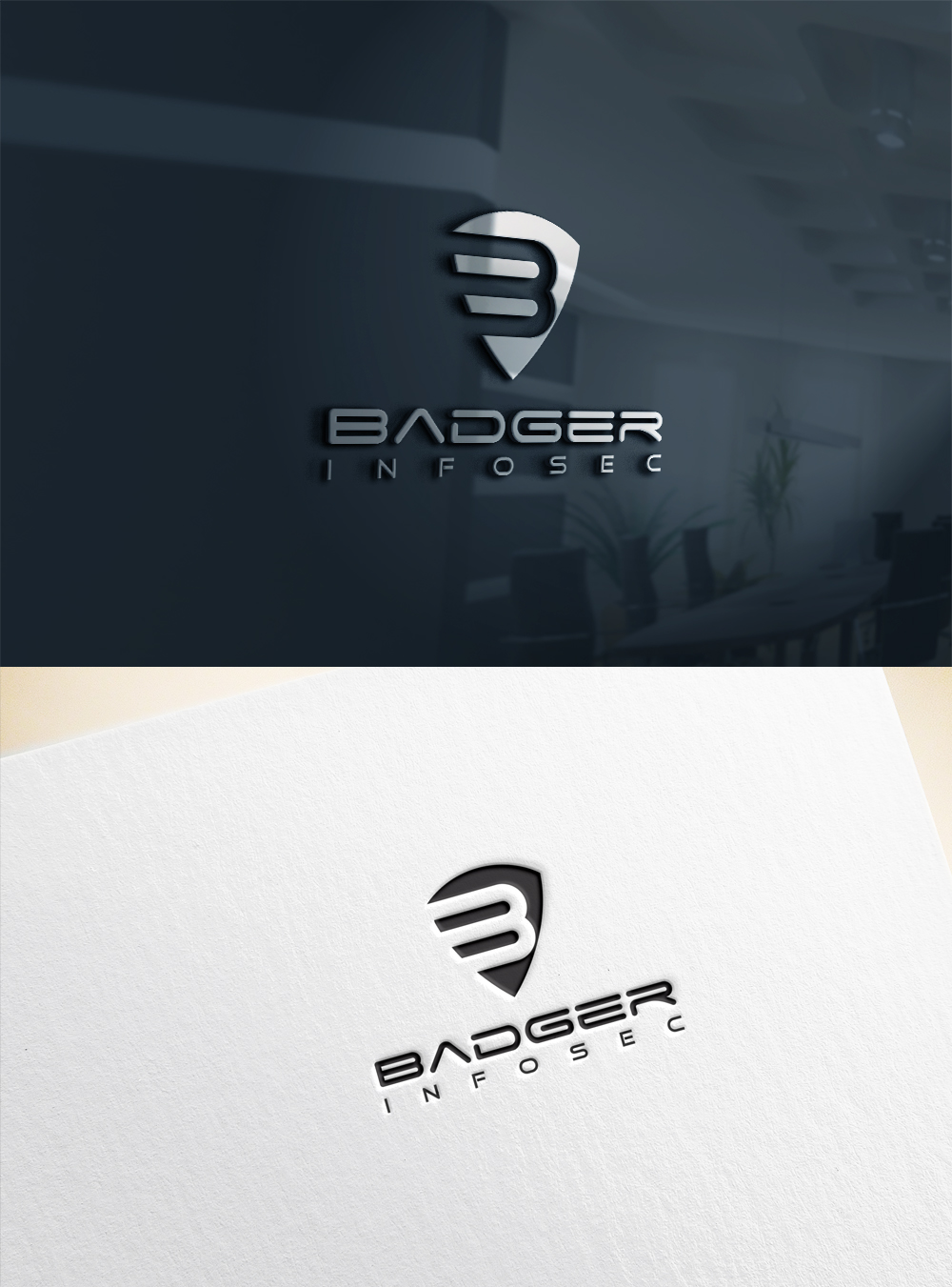 Logo Design by Deep Night for Badger Infosec LLC | Design #18638735