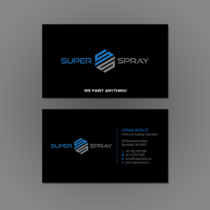 Diseño de Tarjeta de Presentación por premnice para Super Spray | Diseño: #18638847