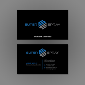 Diseño de Tarjeta de Presentación por premnice para Super Spray | Diseño: #18639043