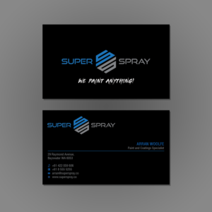 Diseño de Tarjeta de Presentación por premnice para Super Spray | Diseño: #18647733