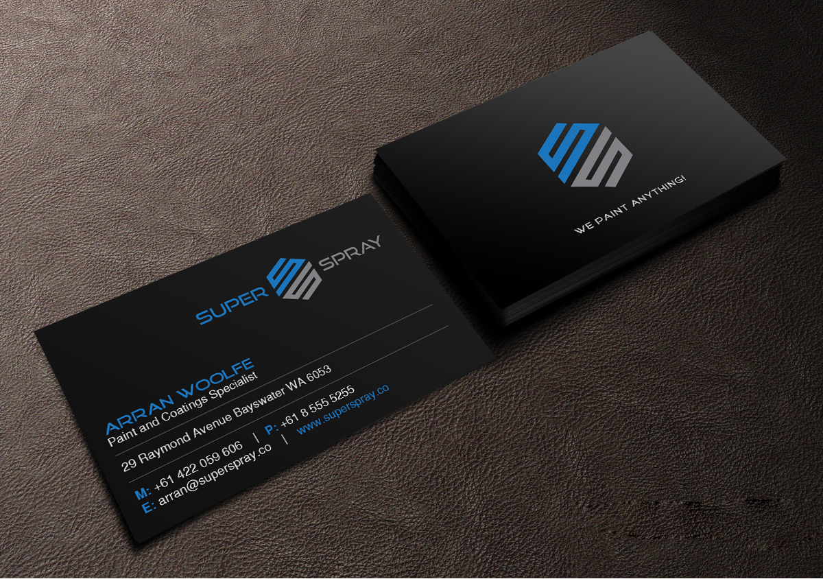 Diseño de Tarjeta de Presentación por Creations Box 2015 para Super Spray | Diseño #18644914