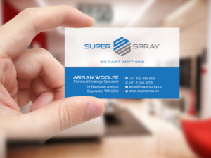 Diseño de Tarjeta de Presentación por Creations Box 2015 para Super Spray | Diseño: #18644925