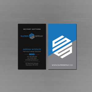 Diseño de Tarjeta de Presentación por Creations Box 2015 para Super Spray | Diseño: #18644932