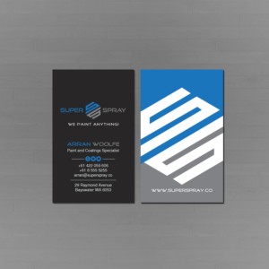 Diseño de Tarjeta de Presentación por Creations Box 2015 para Super Spray | Diseño: #18644934