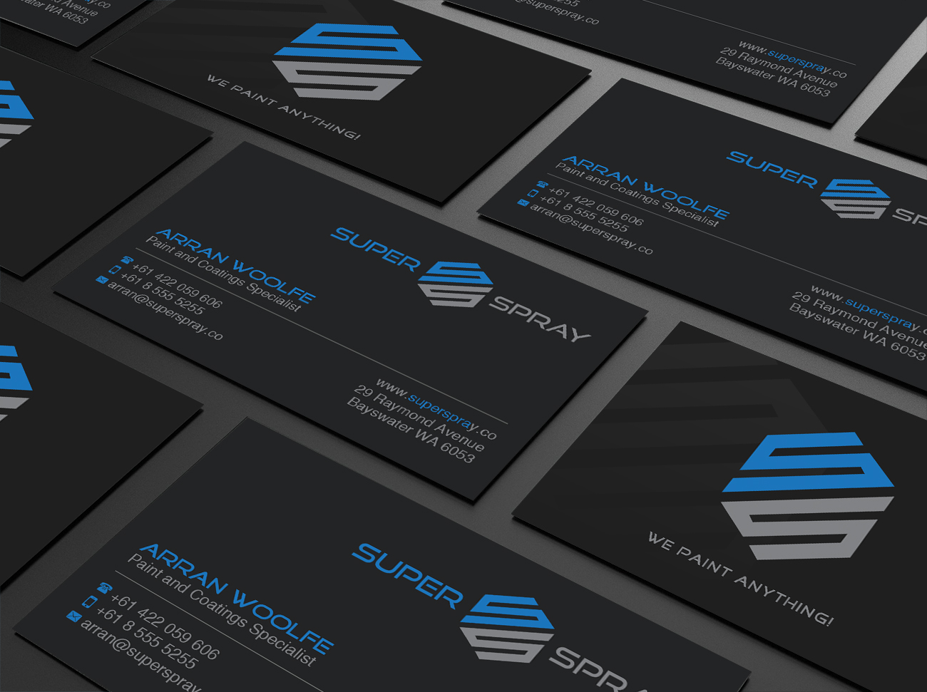 Diseño de Tarjeta de Presentación por Creations Box 2015 para Super Spray | Diseño #18650140