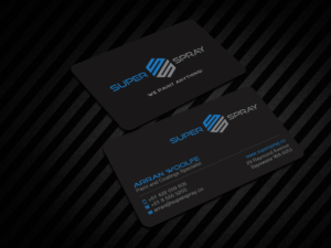 Business Card Design by Creations Box 2015 for Super Spray | Design: #18654524
