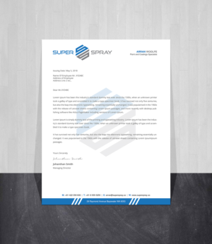 Business Card Design by Creations Box 2015 for Super Spray | Design: #18655063