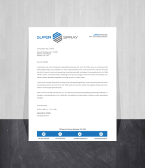 Business Card Design by Creations Box 2015 for Super Spray | Design: #18655067