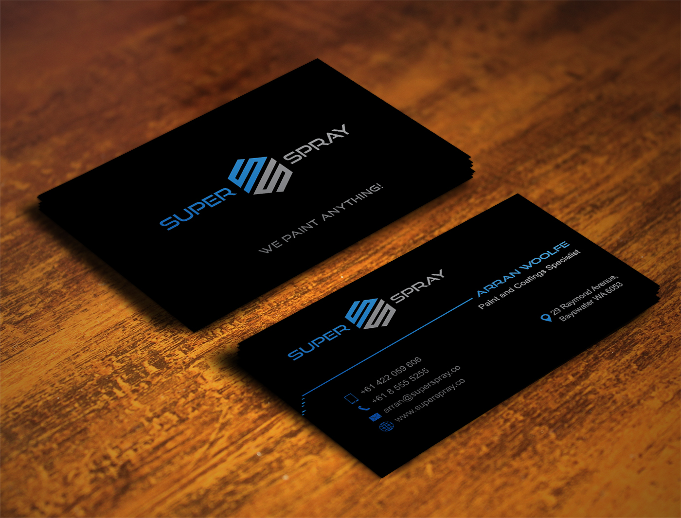 Business Card Design by illusion_adv for Super Spray | Design: #18674695