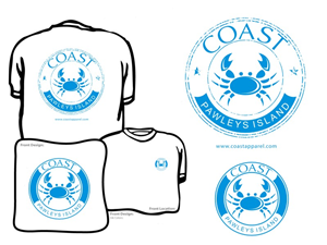 COAST Apparel Project | T-shirt Design by inumocca