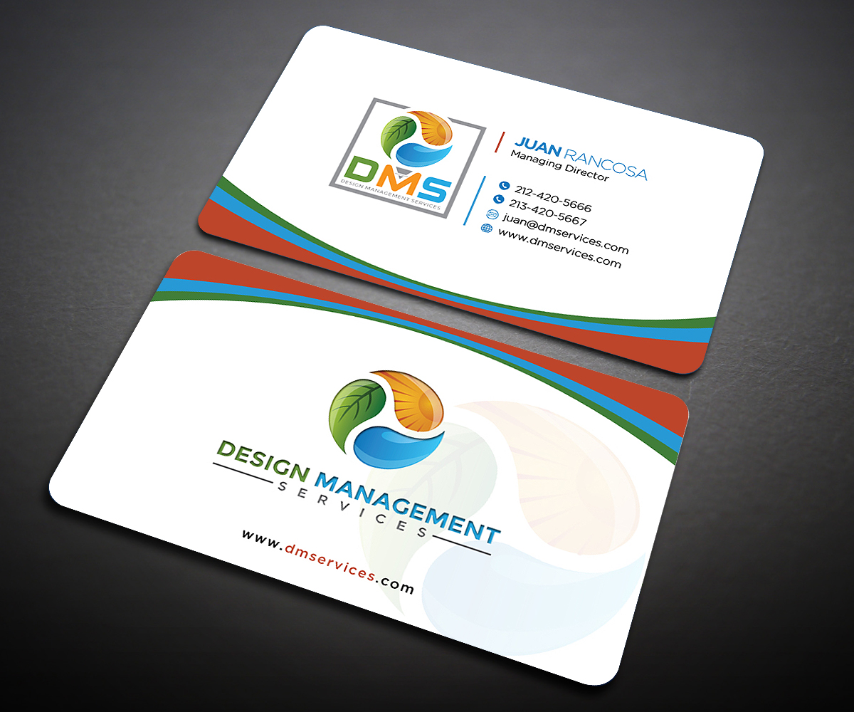 Design de Carte de Visite par Designers Hub pour Design Mangement Services, Inc. | Design #18635620