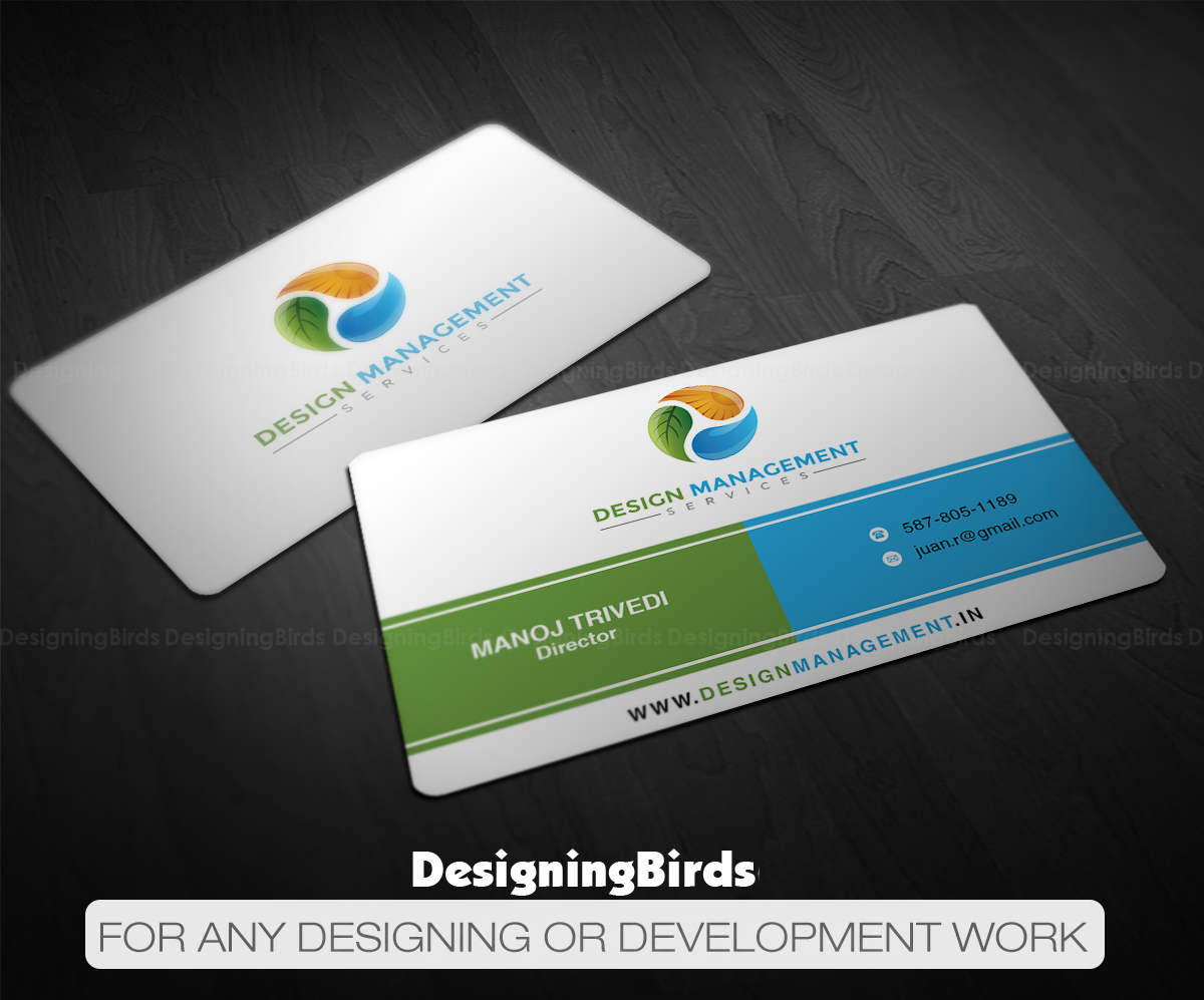 Business Card Design by Designing Birds for Design Mangement Services, Inc. | Design #18642745
