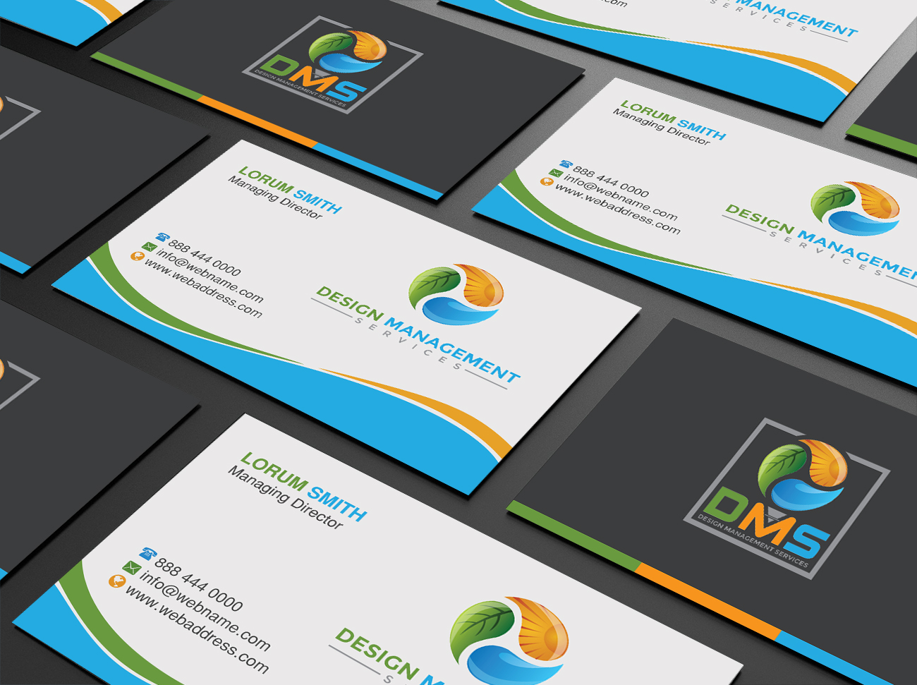 Business Card Design by Creations Box 2015 for Design Mangement Services, Inc. | Design #18642866