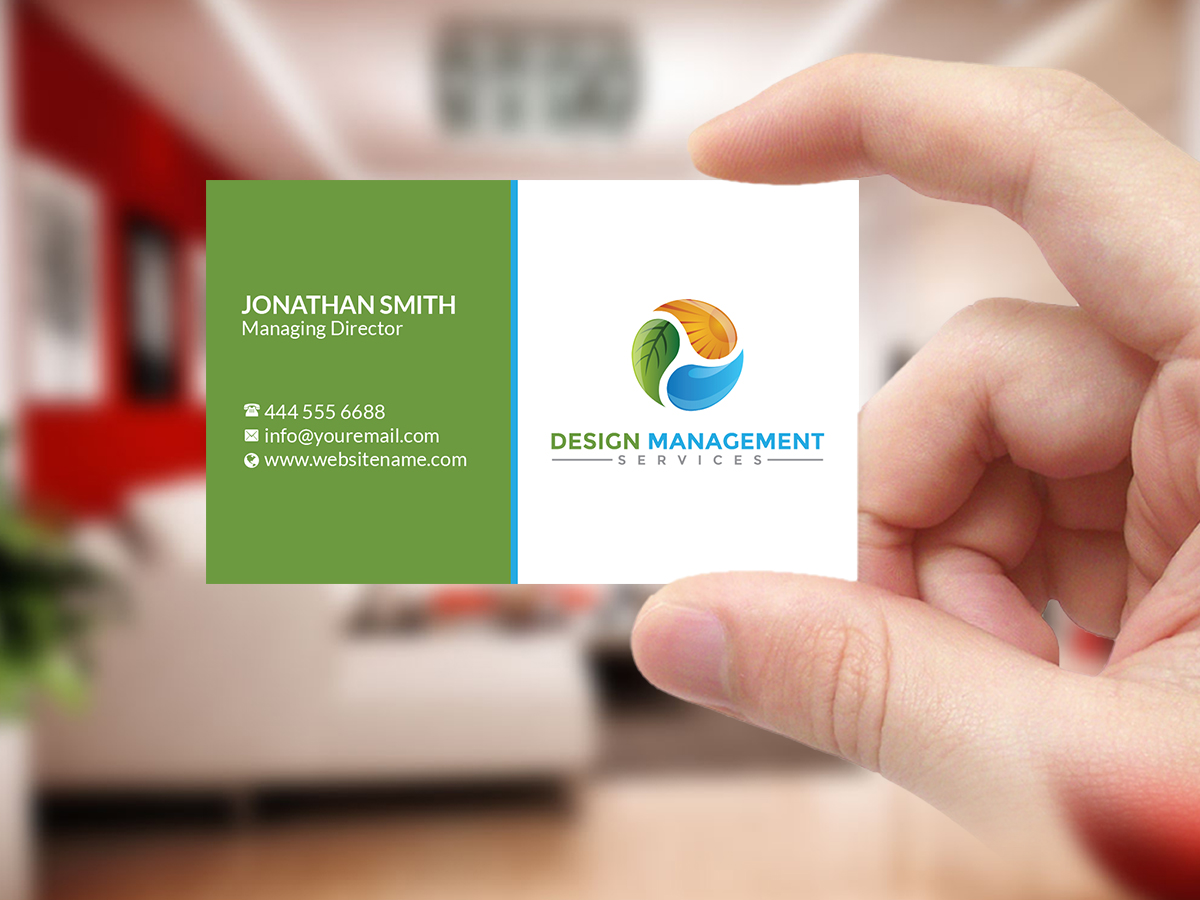Business Card Design by Creations Box 2015 for Design Mangement Services, Inc. | Design #18644884