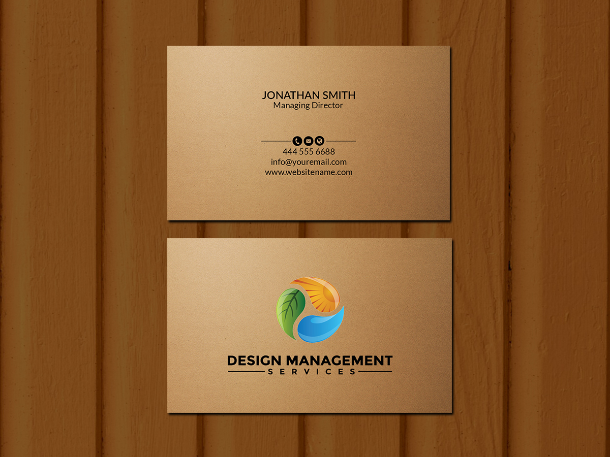 Visitenkarten-Design von Creations Box 2015 für Design Mangement Services, Inc. | Design #18644885