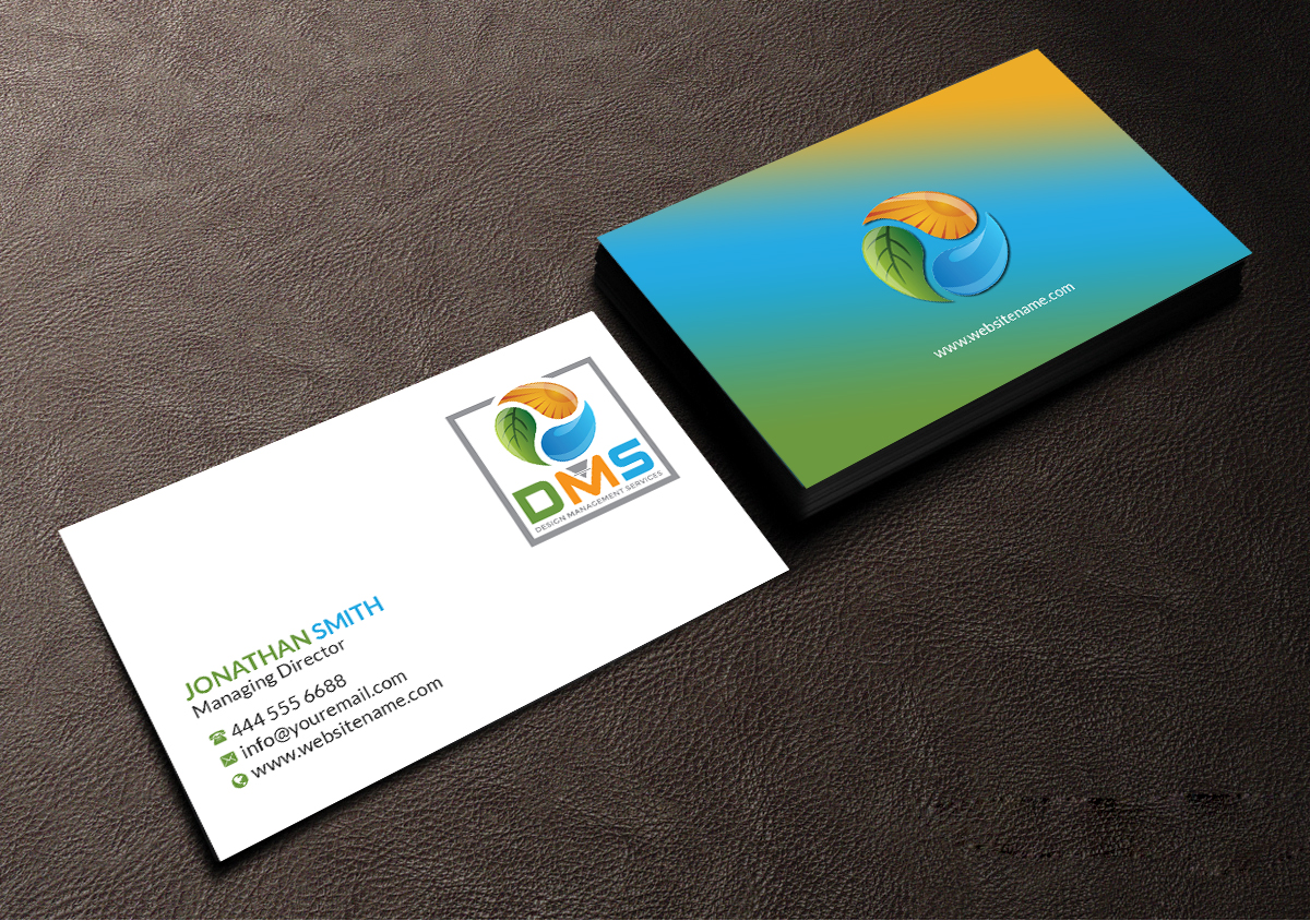Visitenkarten-Design von Creations Box 2015 für Design Mangement Services, Inc. | Design #18644887