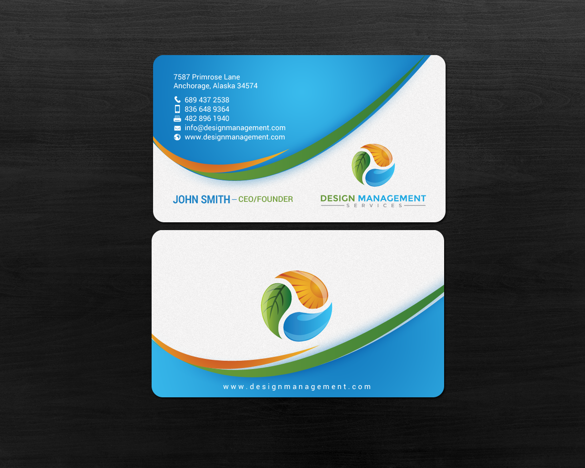 Business Card Design by chandrayaan.creative for Design Mangement Services, Inc. | Design #18642727