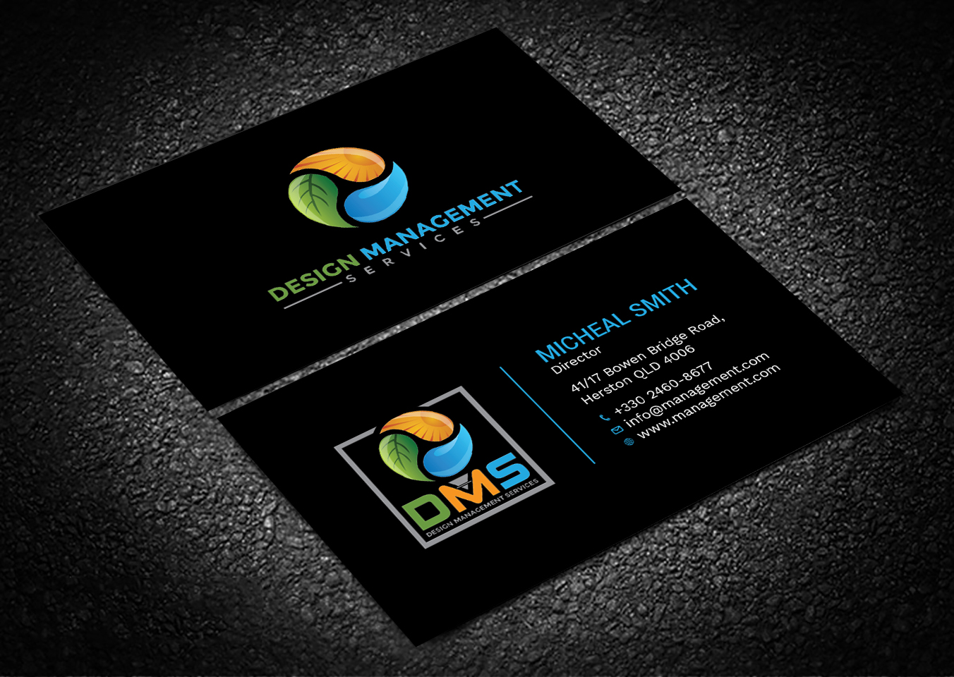 Visitenkarten-Design von Tripti Ranjan Gain für Design Mangement Services, Inc. | Design #18638579
