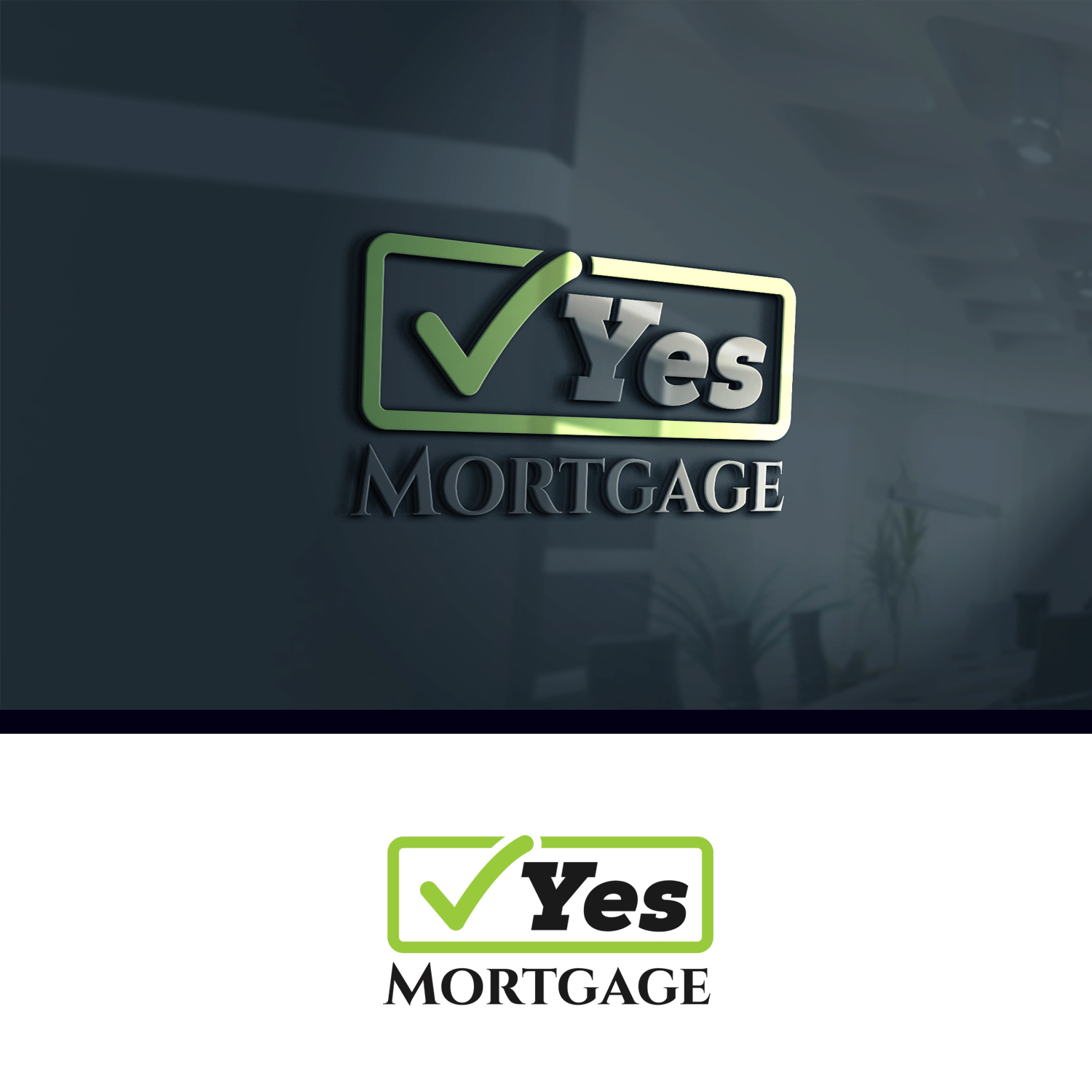 Diseño de Logo por M6G para Yes Mortgage | Diseño #18660909