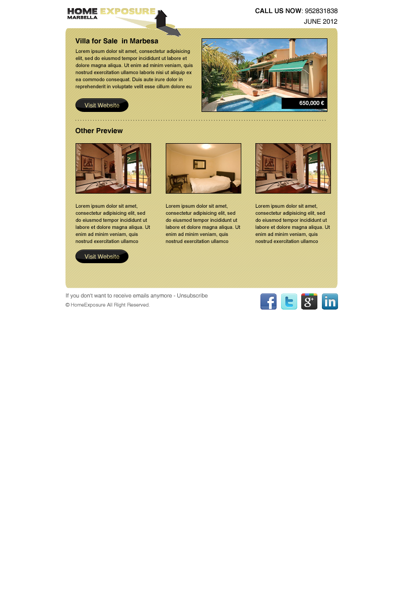 Design de Newsletter par Budi Tanrim pour Reinier van der Eeze | Design #663629