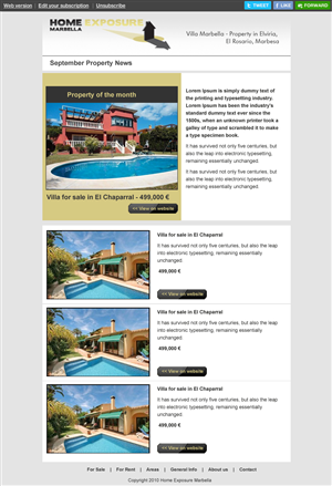 Newsletter Design by Interactive Jam