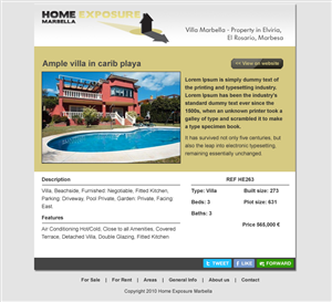 Newsletter Design by Interactive Jam for Reinier van der Eeze | Design: #685346