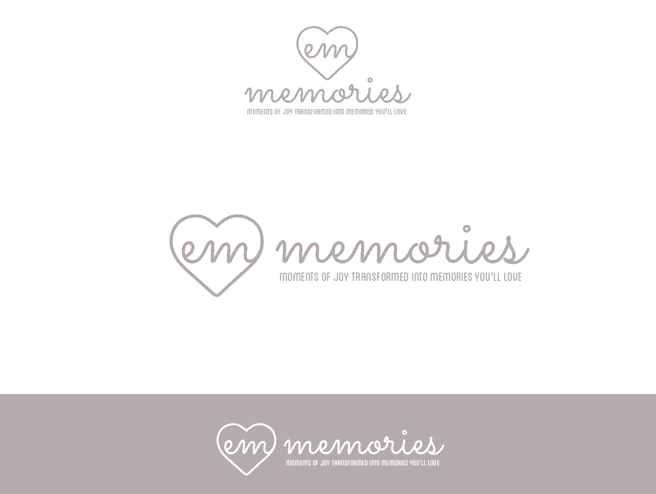 Diseño de Logo por wonderland para EM Memories | Diseño #18639515