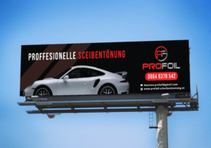 Outdoor Billboard on PVC( double sides) | Werbetafel-Design von AbyJohns
