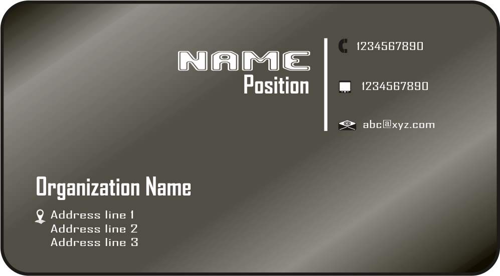 Diseño de Tarjeta de Presentación por RD para este proyecto | Diseño #2903448