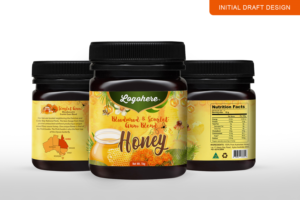 Bee Tropical | Etikett-Design von MDesigns ™