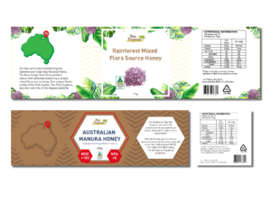 Label Design by tangga.co for Bee Tropical  | Design: #18705487
