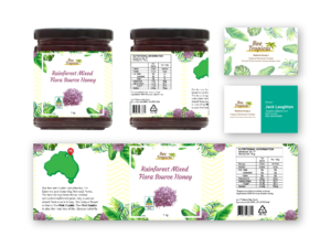 Diseño de Etiqueta por tangga.co para Bee Tropical  | Diseño #18728999