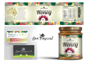 Label Design by SAI DESIGNS for Bee Tropical  | Design: #18651843