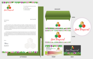 Label Design by SAI DESIGNS for Bee Tropical  | Design: #18953211