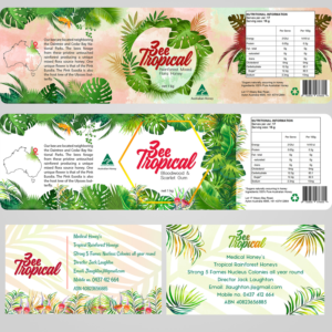 Label Design by Foxelate for Bee Tropical  | Design: #18767366