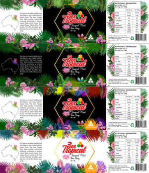Etikett-Design von Foxelate für Bee Tropical  | Design #18887527
