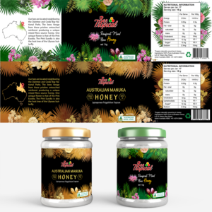 Bee Tropical | Diseño de Etiqueta por Foxelate