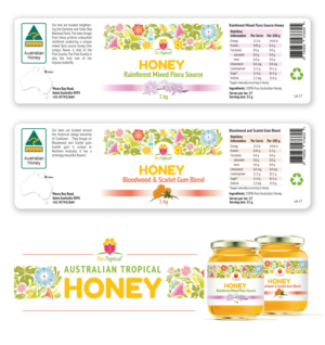Diseño de Etiqueta por Oleg Androsov para Bee Tropical  | Diseño #18786061