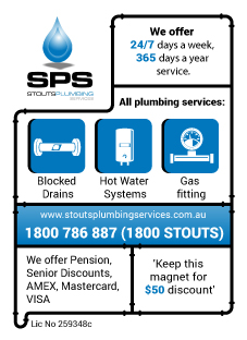 Graphic Design by DesignerGuide for Stouts Plumbing Services  | Design: #19100254