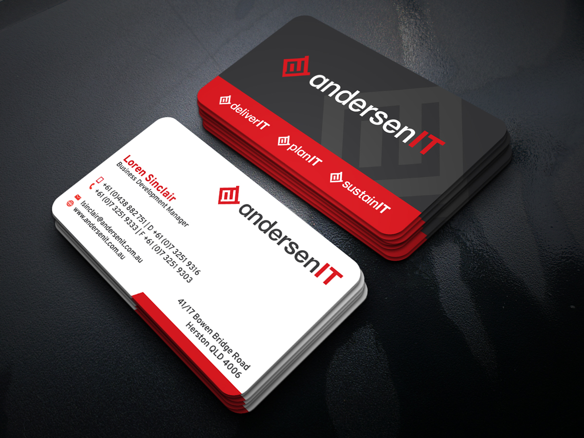 Business Card Design by JK18 for QFA | Design #18637499