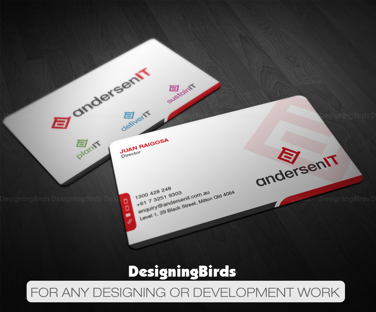 Business Card Design by Designing Birds for QFA | Design #18644538