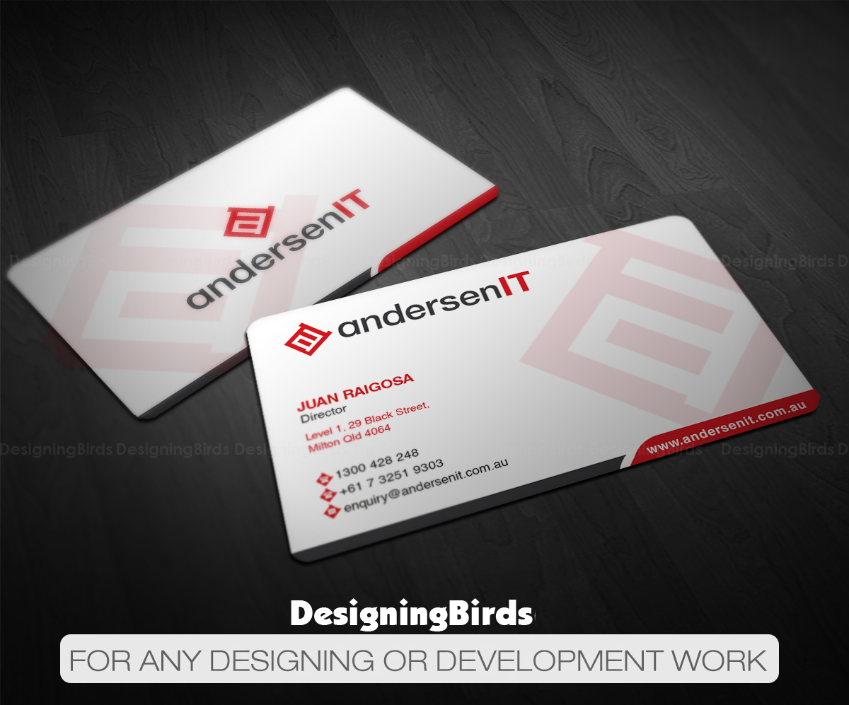 Business Card Design by Designing Birds for QFA | Design #18644540