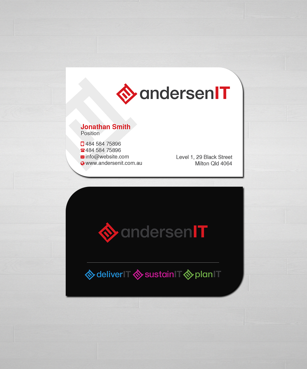 Business Card Design by Creations Box 2015 for QFA | Design #18655324
