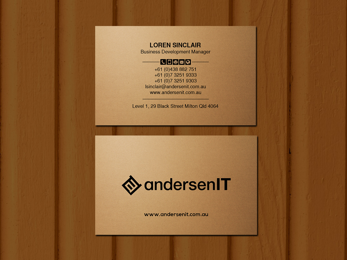 Design de Carte de Visite par Creations Box 2015 pour QFA | Design #18655341