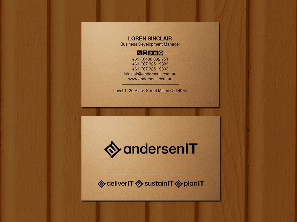 Design de Carte de Visite par Creations Box 2015 pour QFA | Design #18655342